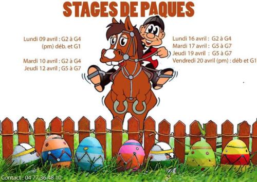 Stages Pâques